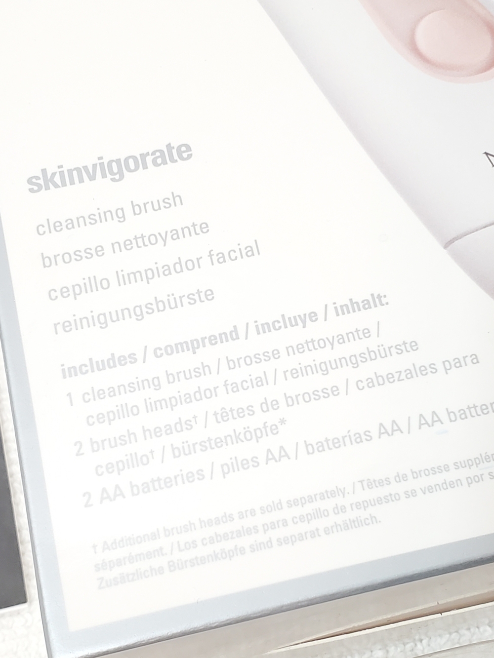 Mary Kay Skinvigorate Cleansing Brush Set New Open Box Complete Two AA Batteries - Picture 5 of 9